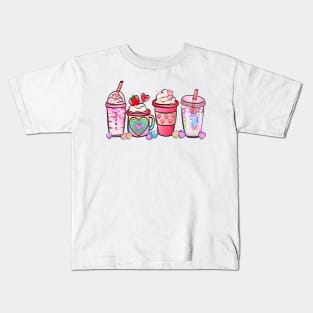 Coffe Lover T Shirt Valentine T shirt For Women Kids T-Shirt